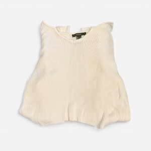 Forever 21 Cream Ribbed long sleeve